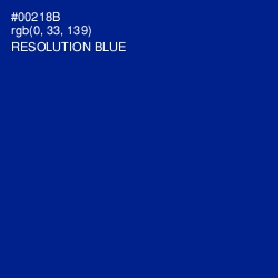 #00218B - Resolution Blue Color Image